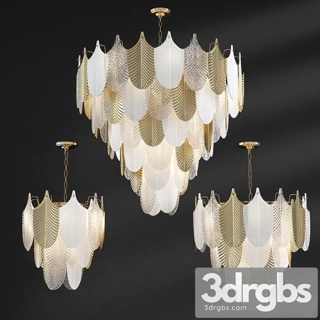 Chandelier Pendant Abelia Chandelier Loft 3D Model Free
