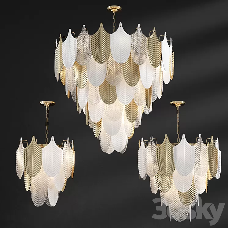 Chandelier pendant Abelia Chandelier Loft-Concept 3D Model