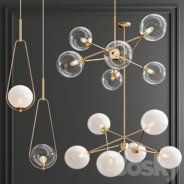 Chandelier & Pendant collection_1 3D Model