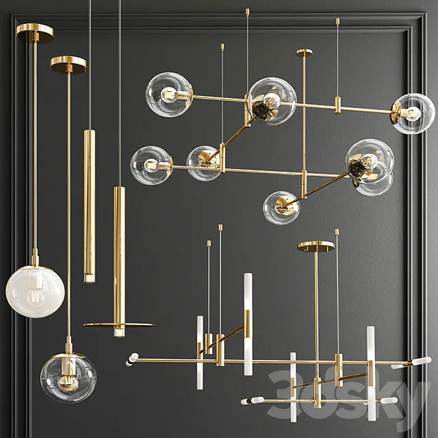 Chandelier & Pendant collection_3 3D Model