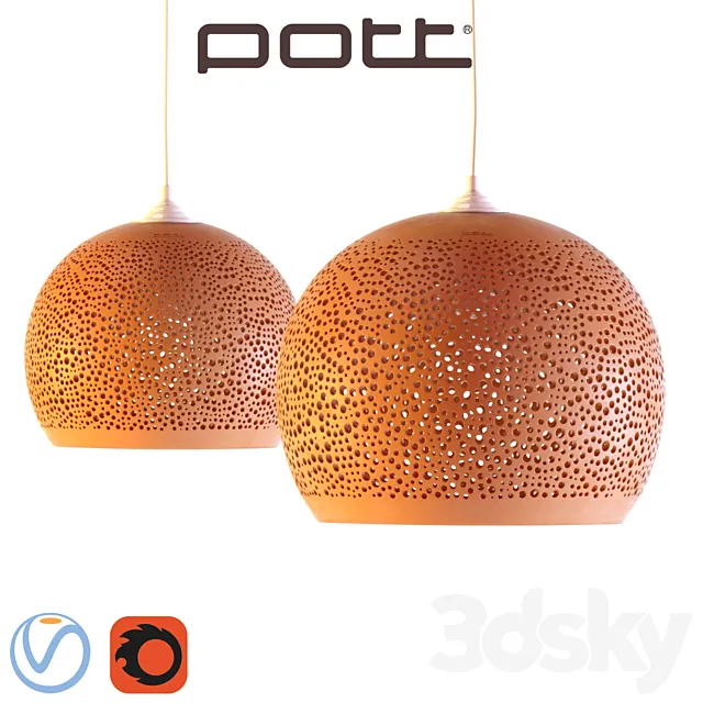 Chandelier Pott SpongeUp 3D Model