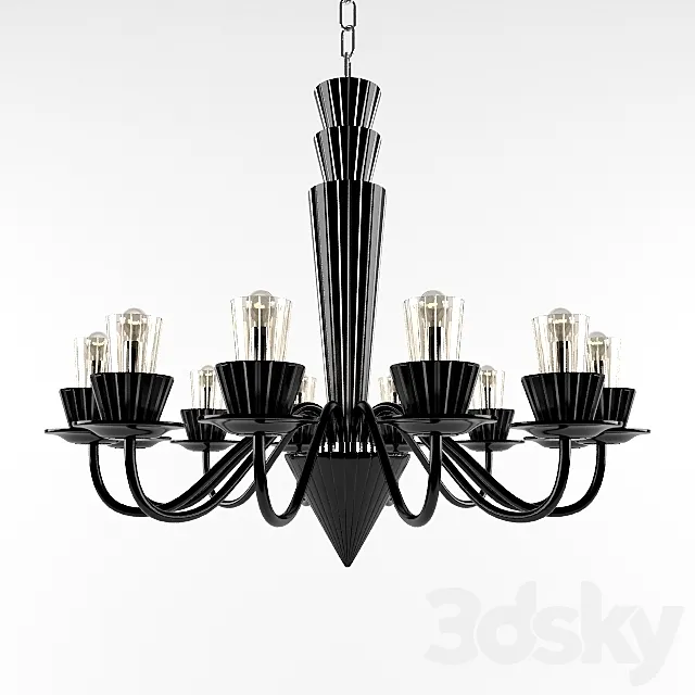 Chandelier Preciosa HUMPRECHT 3DModel