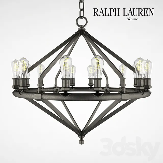 Chandelier Ralph Lauren ARCHER LARGE CHANDELIER 3D Model