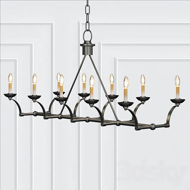 Chandelier Ralph Lauren Lighting 3D Model