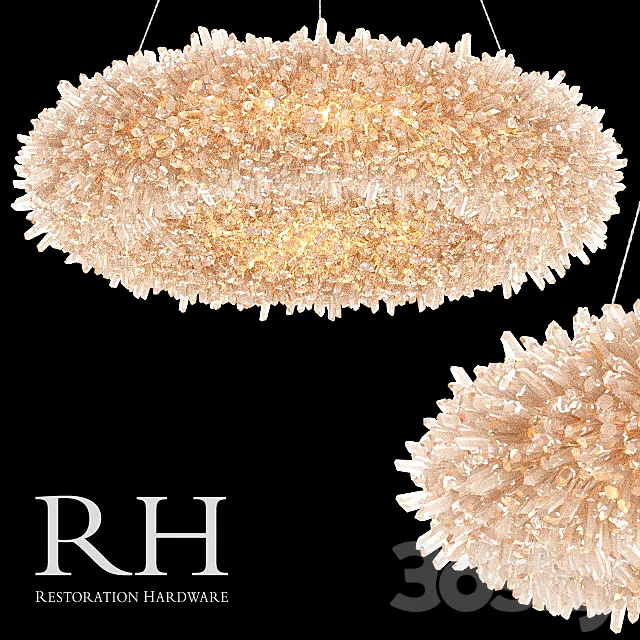 Chandelier Restoration Hardware Geode Quartz Crystal Chandelier 27 