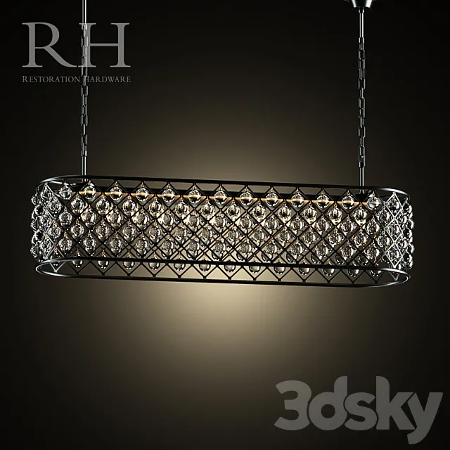 Chandelier RH SPENCER RECTANGULAR CHANDELIER Free Download