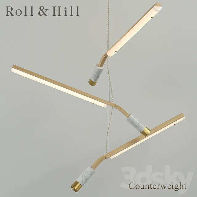 Chandelier Roll & Hill Counterweight 3D Model