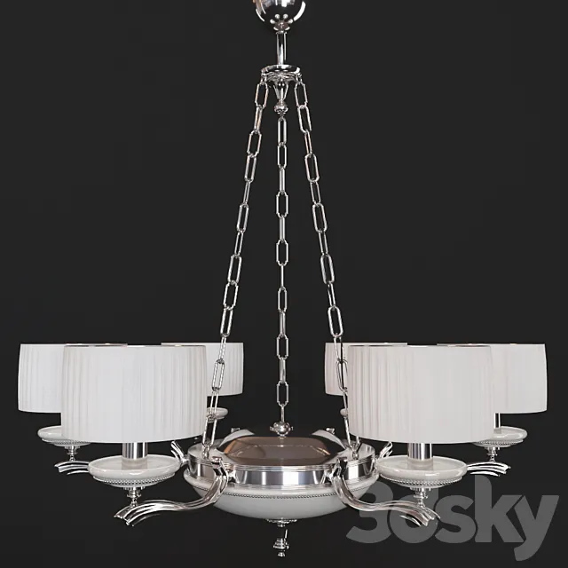 Chandelier Sarri Surprise White 8976515L 3D Model