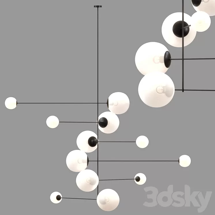 Chandelier Saskia by Romatti 3D Model