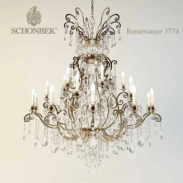 Chandelier Schonbek3774 3D Model