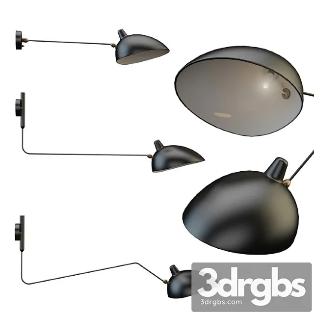 Chandelier serge sconce 3D Model Free