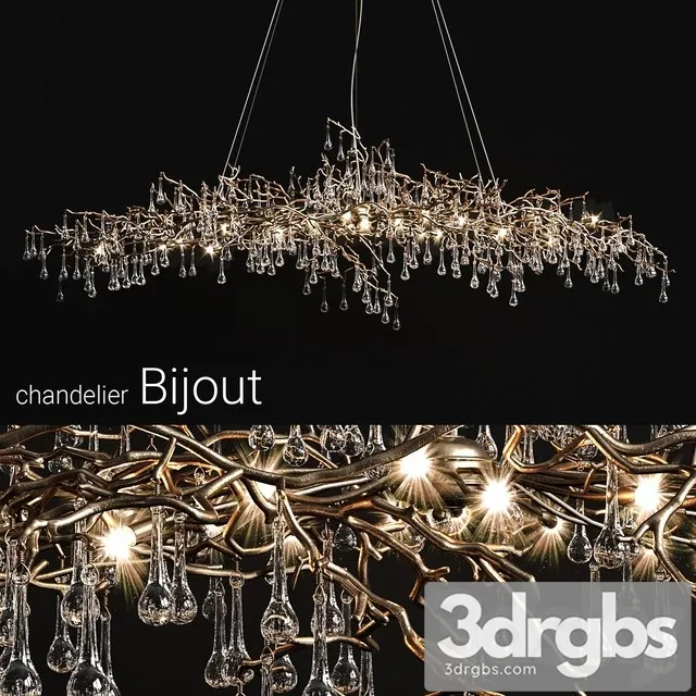 Chandelier Serip Bijout Big 3D Model Free