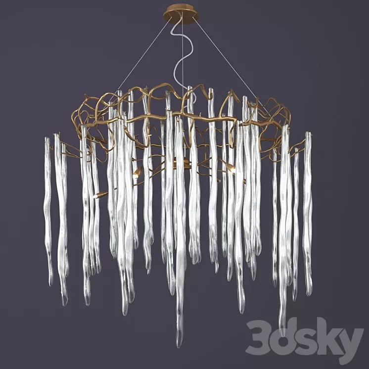 Chandelier Serip Noveltys CT 3298/13 Clear Glasses 3D Model