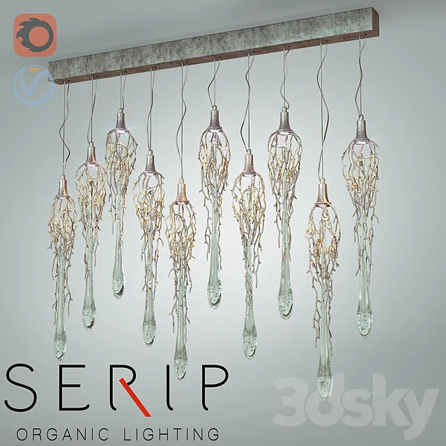 Chandelier Serip Schematics CT3333_10 3D Model