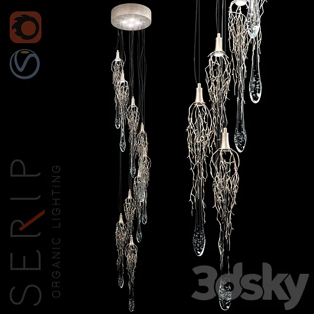Chandelier SERIP Schematics PL370_13 3DModel