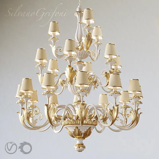 Chandelier Silvano Grifoni 21 3D Model