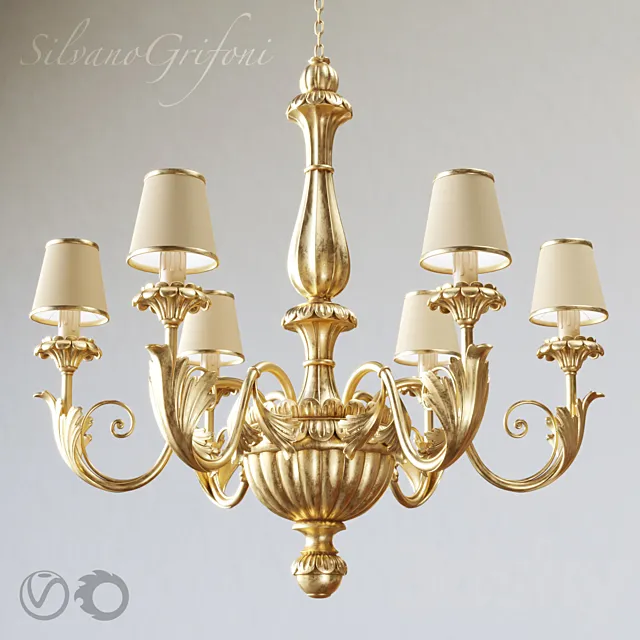 Chandelier Silvano Grifoni 6 3D Model