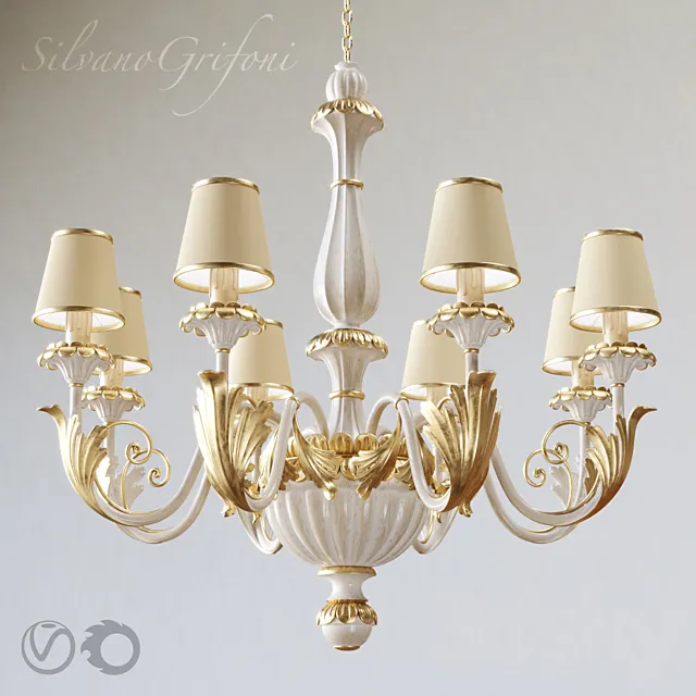 Chandelier Silvano Grifoni 8 3DModel