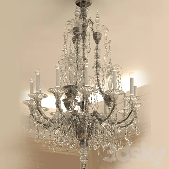 Chandelier solemn 3D Model