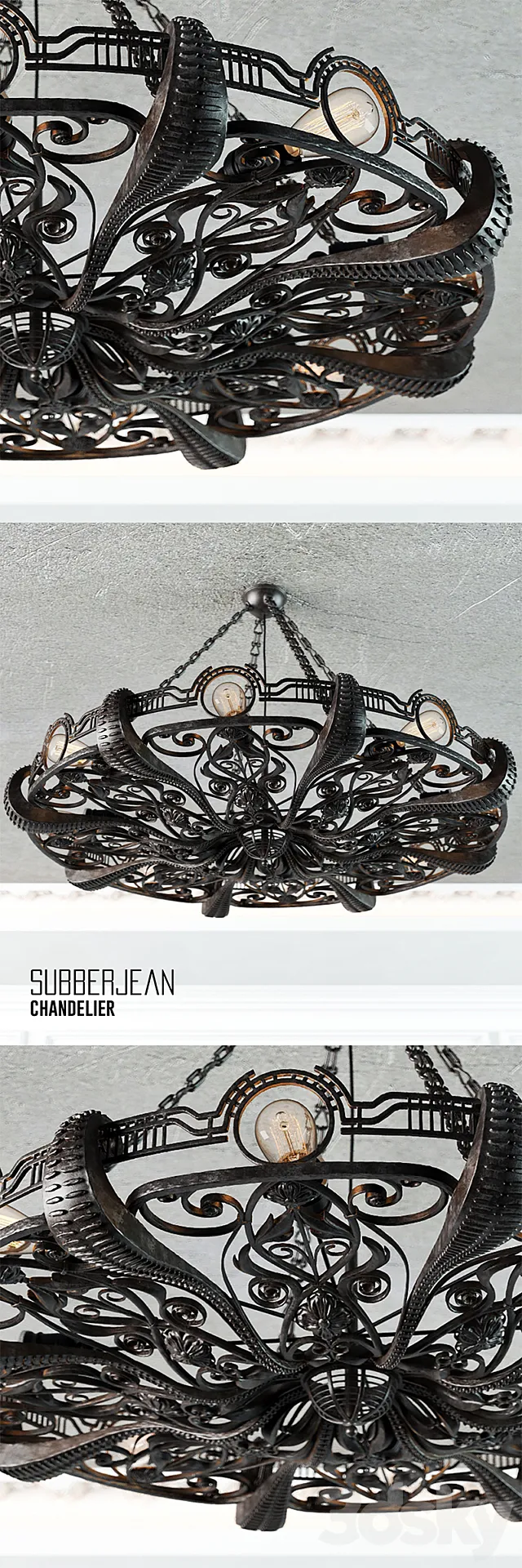 Chandelier Subberjean 3DModel