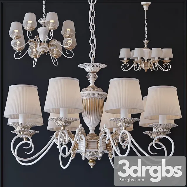 Chandelier suspended mw-light ariadna 450014208 3D Model Free