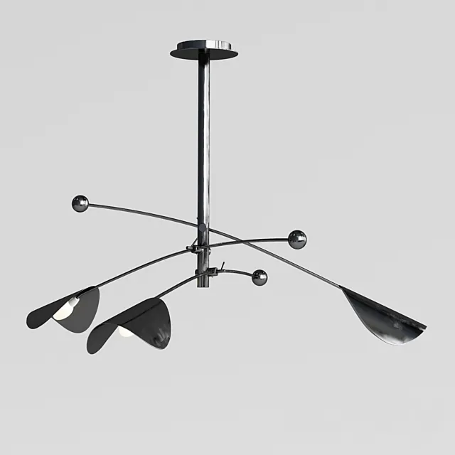 Chandelier Suspension Funambule 3D Model