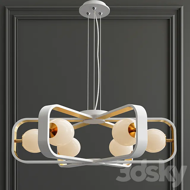 Chandelier Suspension Light Avola Gold Maytoni Modern 3DModel