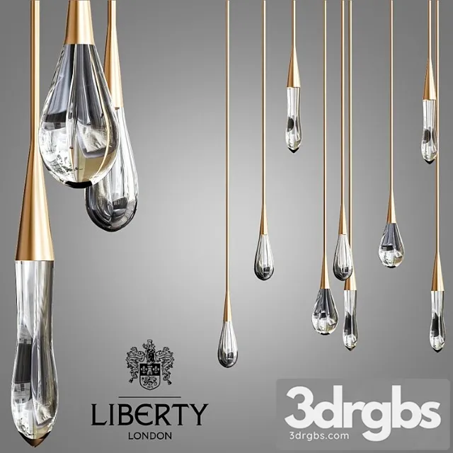 Chandelier the pour par design haus liberty 3D Model Free