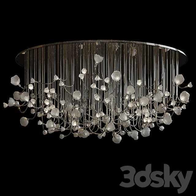 Chandelier Vargov Design - Calyptella 3D Model