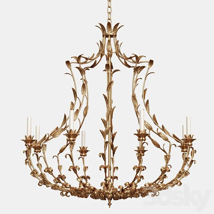 CHANDELIER VAUGHAN ANJOU CHANDELIER 3D Model Free