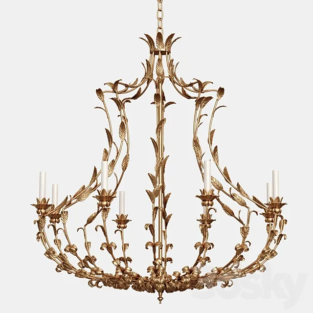 CHANDELIER VAUGHAN ANJOU CHANDELIER 3D Model