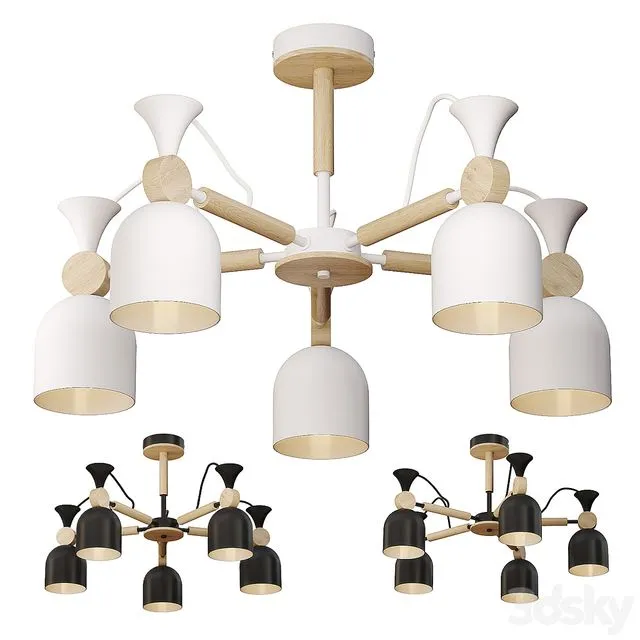 Chandelier Velante 225-003-05 and 225-023-05 3D Model