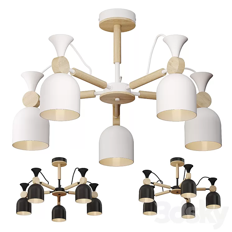 Chandelier Velante 225-003-05 and 225-023-05 3D Model Free Download