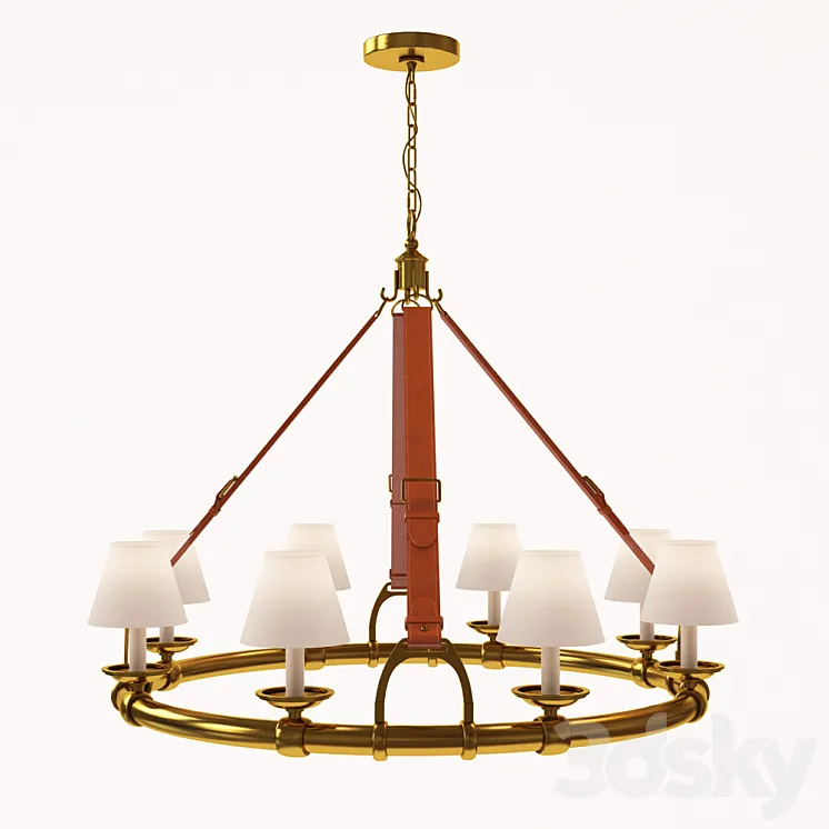 Chandelier Visual Comfort&Co Ralph Lauren RL 5181NB-L-EU 3D Model Free