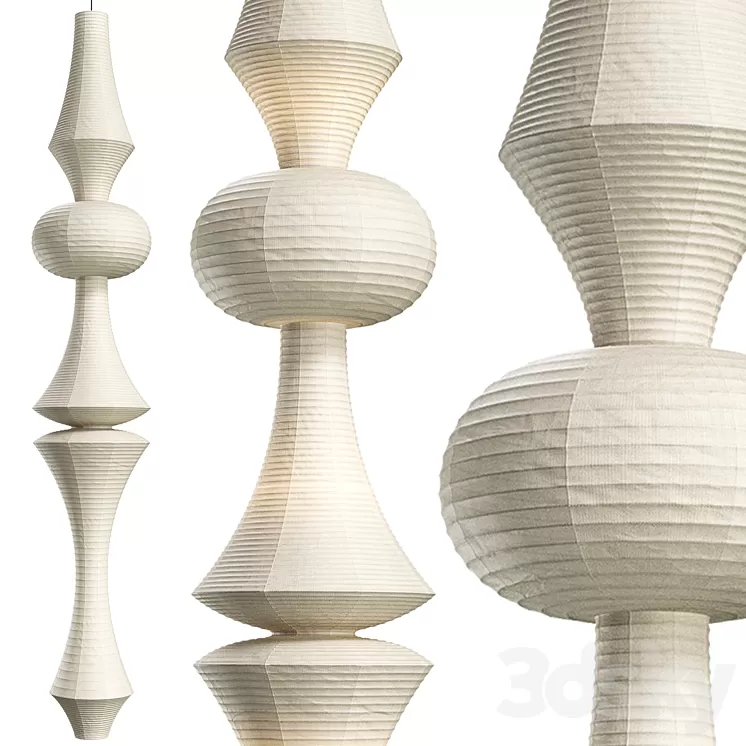 Chandelier Vitra Akari E 3D Model Free