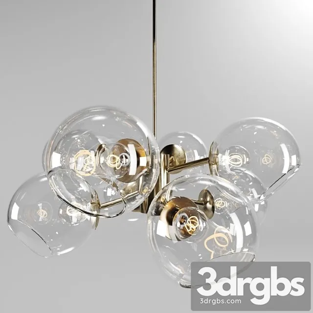 Chandelier west elm staggered glass chandelier - 9-light Free Download