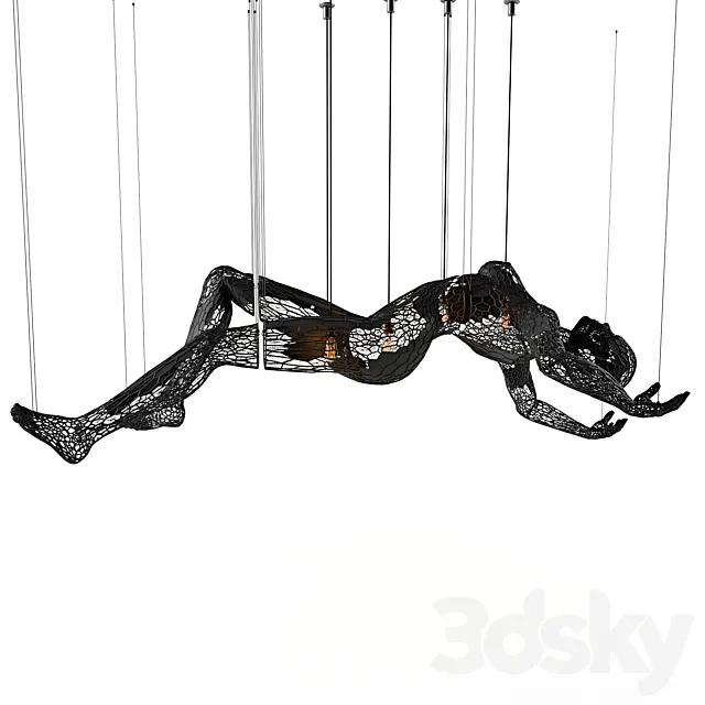Chandelier "WOMAN" 3DModel