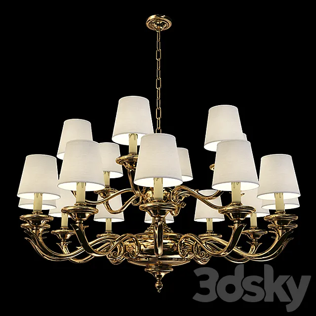 chandelier Zonca (H10505) 3D Model