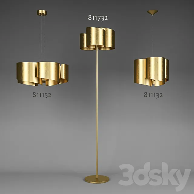 Chandeliers and lamp Pittore lightstar 3DModel