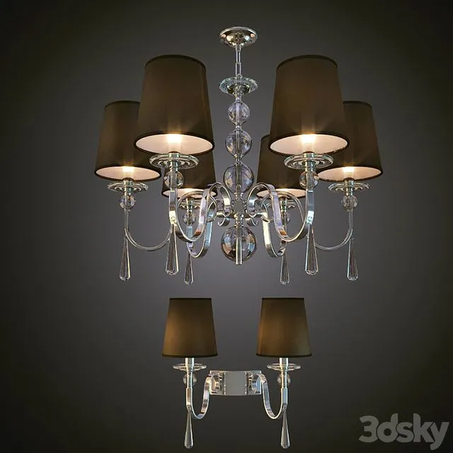 Chandeliers and sconces Newport 3D Model