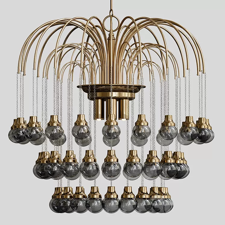 Chandeliers by Paolo Venini 3D Model