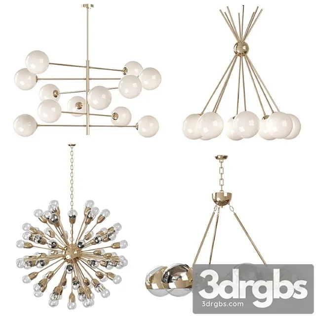 Chandeliers eichholtz 3D Model Download
