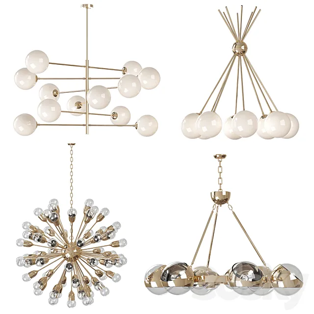 Chandeliers Eichholtz 3D Model