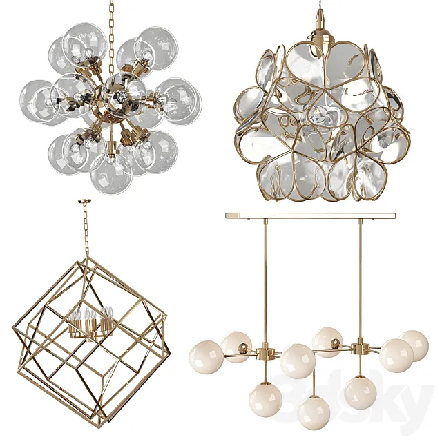 Chandeliers Eichholtz No. 2 3D Model