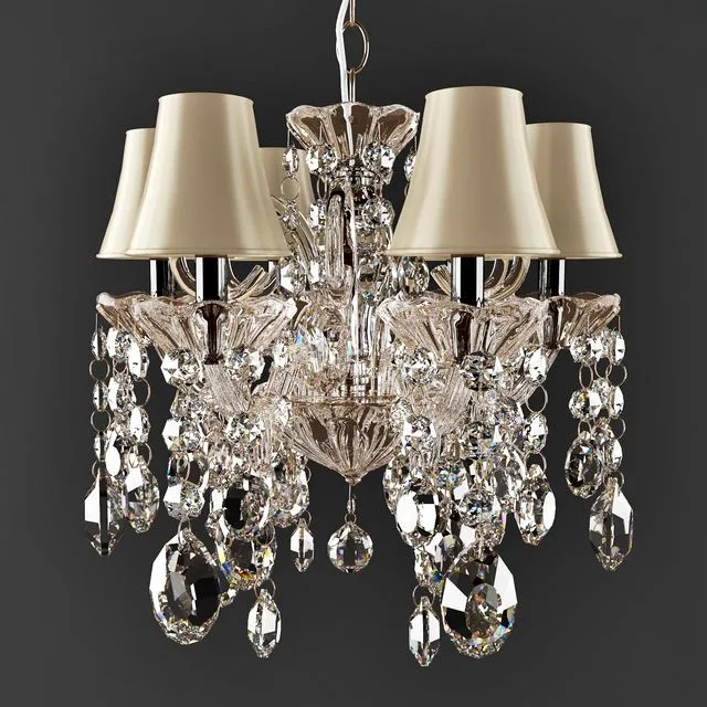 Chandeliers Pendant CRYSTAL LUX SIENA SP6 3D Model