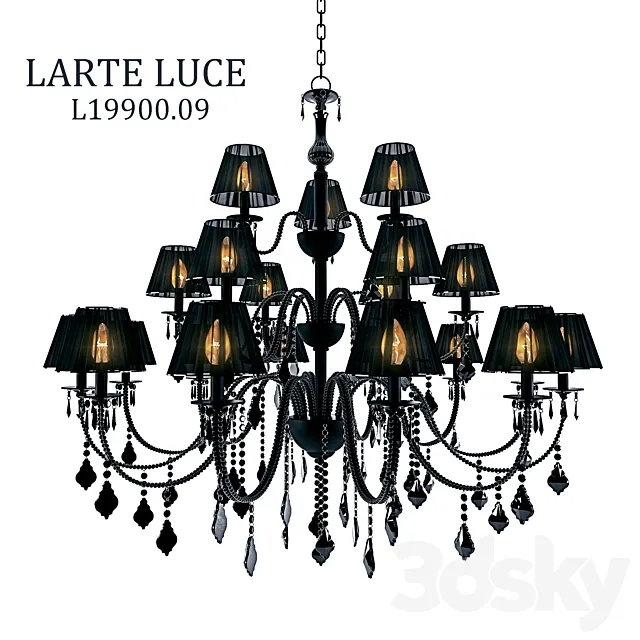 Chandeliers Pendant LARTE LUCE L19900.09 3D Model