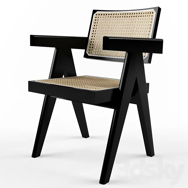Chandigarh Dining Chair Meraki 3DModel