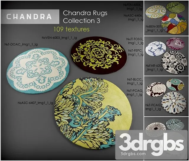 Chandra Rugs 3 3D Model Free