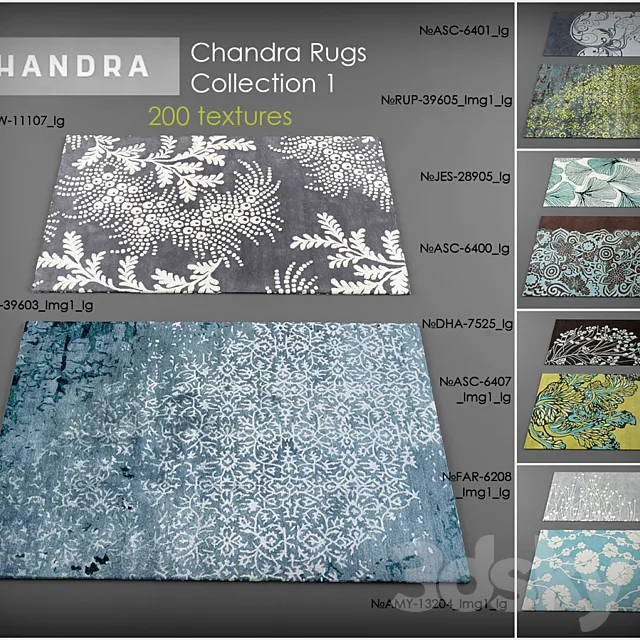 Chandra rugs 3DModel