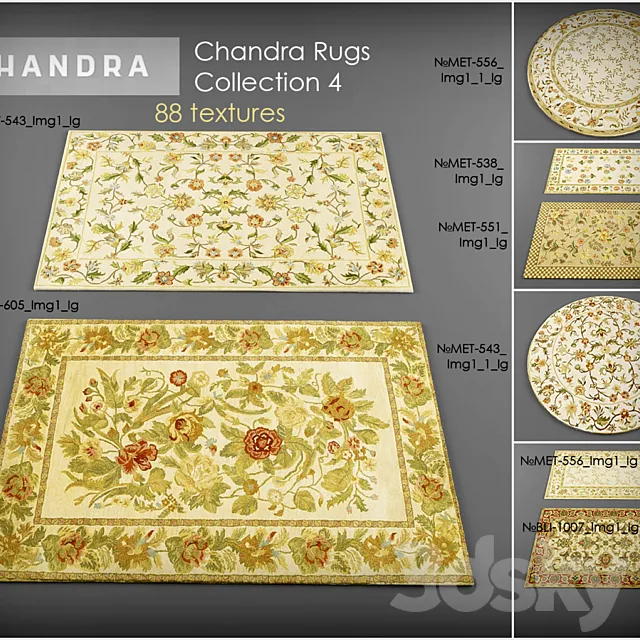 Chandra rugs 4 3D Model